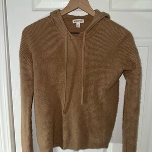 Nordstrom Camel Hooded Sweater